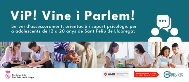 'Vine i parlem', un nou servei municipal de suport psicològic per a joves