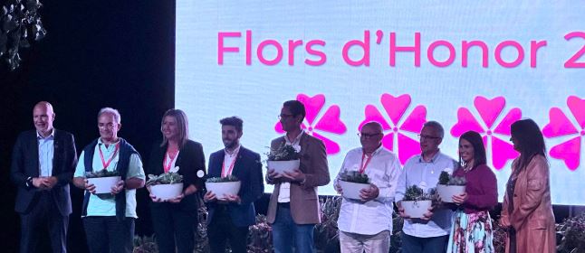 For the fifth year in a row, Sant Feliu has won the four Flowers of Honor from Vilas Florides