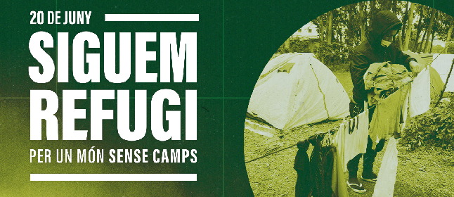 The exhibition 'Siguem refugi' commemorates 20-J, World Refugee Day