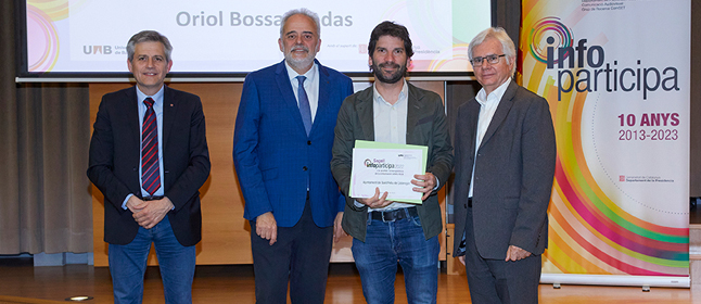 Sant Feliu revalidates the Infoparticipa Stamp with the highest score in quality and transparency of the municipal website