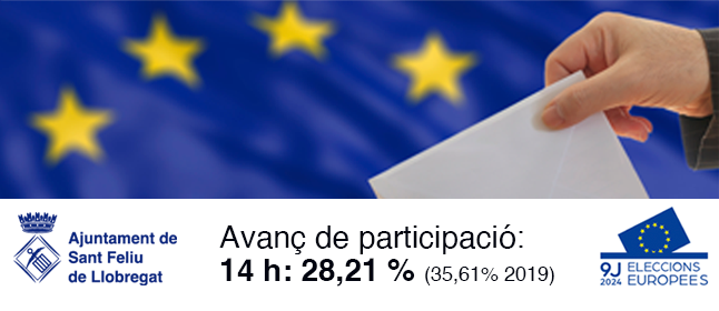 Elecciones europeas: avance de participación a las 14 h