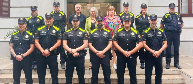 The 10 new additions to the Local Police complete a staff of 60 officers