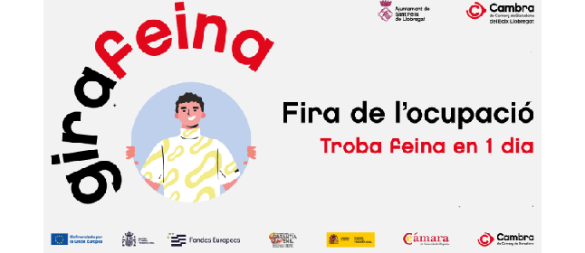 La primera edición en Sant Feliu de la Feria del Empleo 'Girafeina' supera las expectativas de asistencia